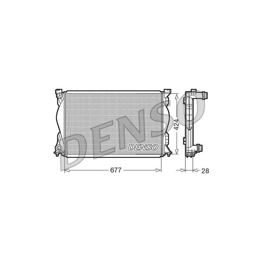 Denso DRM02036 Drm02036 Engine Radiator For Audi A6 | ML Performance UK