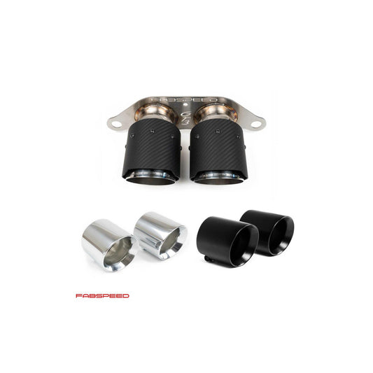 Fabspeed Porsche 997 GT3 / GT3 RS Deluxe Dual Style Tips | ML Performance UK