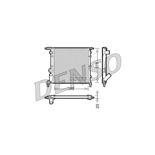 Denso DRM23006 Drm23006 Engine Radiator | ML Performance UK