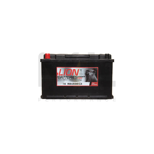 Lion 116 Car Battery - 3 Year Guarantee (American Style) | ML Performance UK Car Parts