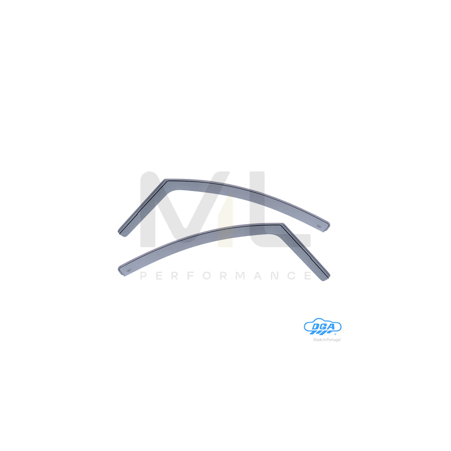 DGA 23064 Wind deflectors for TOYOTA Yaris III Van (XP13) Arrow direction, Front, inner | ML Performance Car Parts
