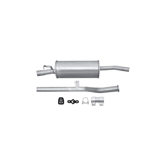 Hella 8LD 366 028-951 Rear Silencer For Fiat Panda I Hatchback (141)