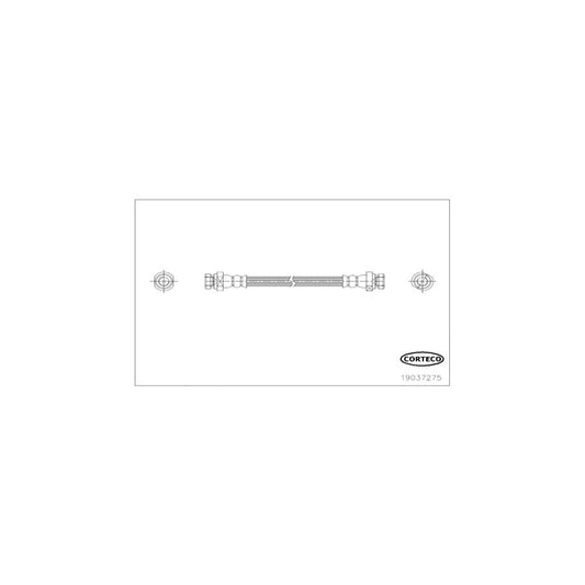 Corteco 19037275 Brake Hose For Hyundai I10 | ML Performance UK