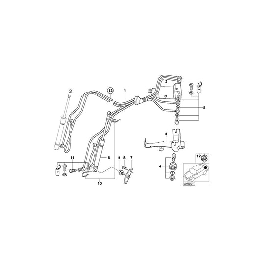 Genuine BMW 54347006946 E52 Mount, Hydraulic Zylinder (Inc. ALPINA V8 & Z8) | ML Performance UK Car Parts