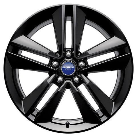 GENUINE FORD 2140037 x4 SET OF 4 MUSTANG ALLOY WHEEL 19" 5 X 2-SPOKE DESIGN, BLACK, 2015 - 2021 | ML Performance UK