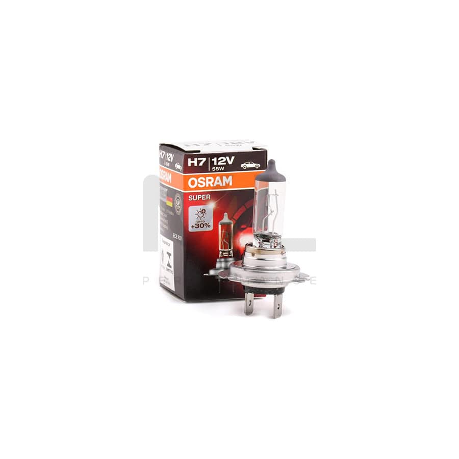 OSRAM 64210SUP Bulb, spotlight H7 12V 55W PX26d 3200K Halogen SUPER ...