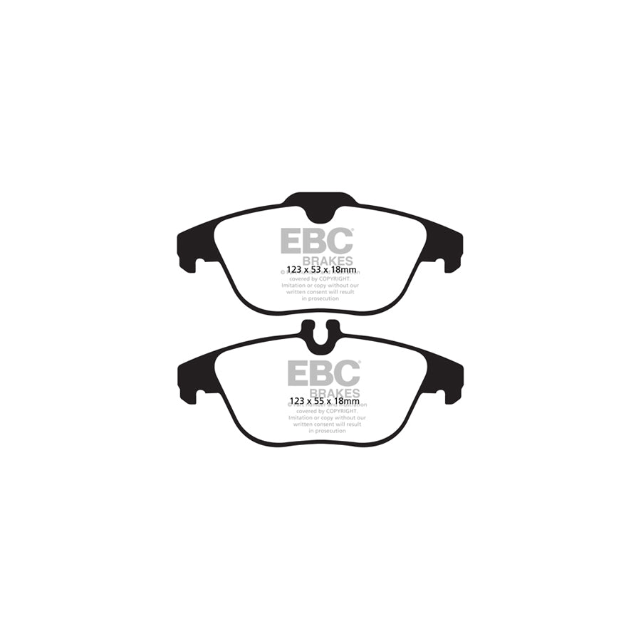 EBC PDKR590 Mercedes-Benz C207 Ultimax Rear Brake Pad & Plain Disc Kit 2 | ML Performance UK Car Parts