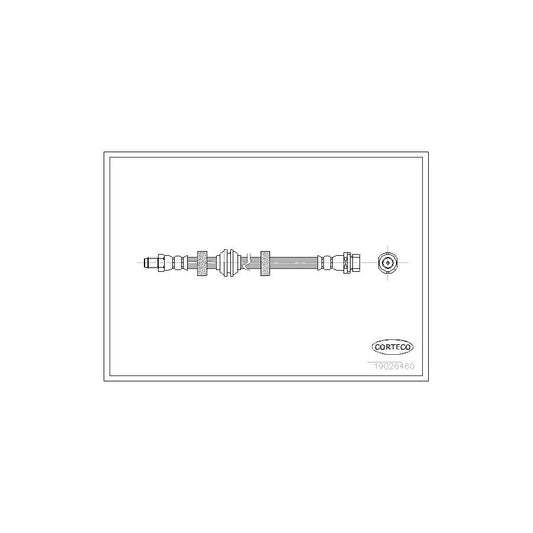 Corteco 19026460 Brake Hose For Ford Mondeo | ML Performance UK