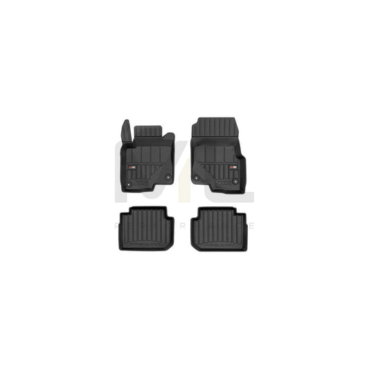 FROGUM Tailored, ProLine 3D426344 Floor mat set for SMART Forfour I (454) Elastomer, Front and Rear, Quantity: 4, Black | ML Performance Car Parts
