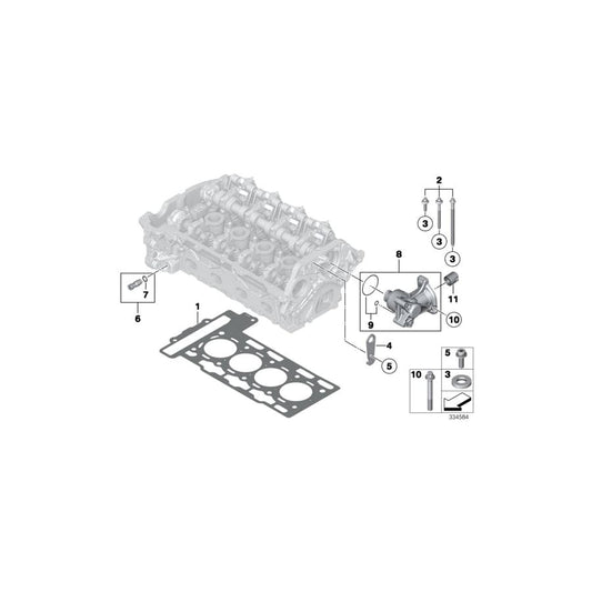 Genuine BMW 11127589980 Holder (Inc. Coop.S JCW, JCW ALL4 & Cooper S ALL4) | ML Performance UK Car Parts
