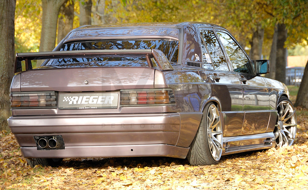 Rieger 00025055 Mercedes-Benz W201 190 Rear Diffuser 2 | ML Performance UK Car Parts