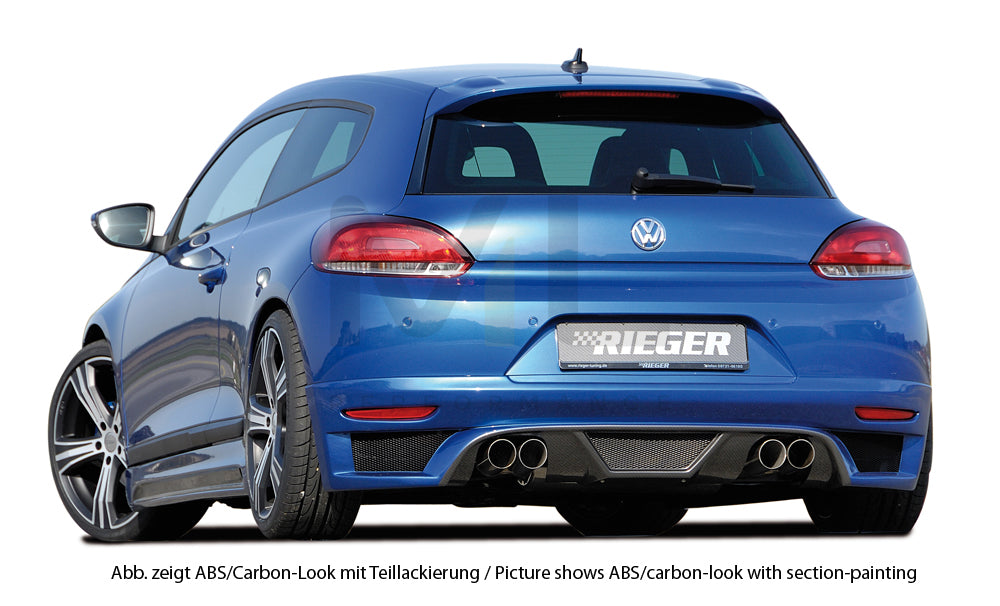 Rieger 00099771 VW 13 Mk3 Scirocco Rear Diffuser 2 | ML Performance UK Car Parts
