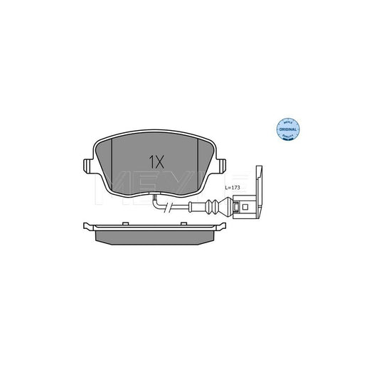 Meyle 025 235 8118/W Brake Pad Set