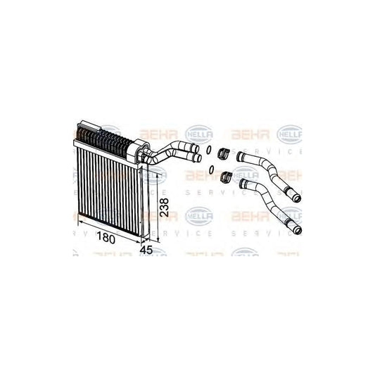 Hella 8FH 351 315-621 Heater Matrix