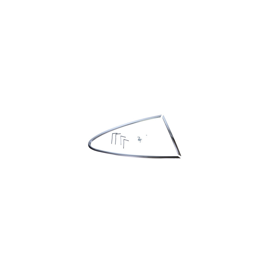 Genuine Porsche 1/4 Window Frame Chrome, Right Porsche 911 68-77 Coupe | ML Performance UK Car Parts