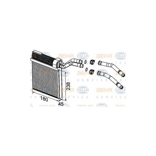 Hella 8FH 351 315-611 Heater Matrix