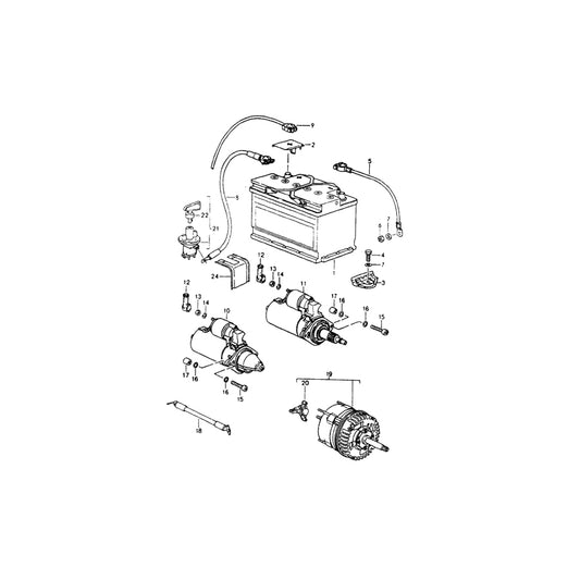 Genuine Porsche Battery Switch Porsche 964 Carrera Rs / 993 Carrera Rs | ML Performance UK Car Parts