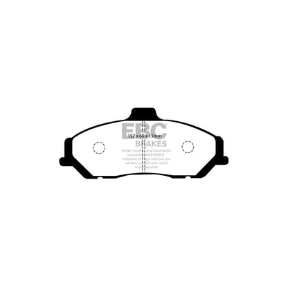 EBC PDKF792 Ford Mazda Ultimax Front Brake Pad & Plain Disc Kit (Inc. Ranger & BT-50) 2 | ML Performance UK Car Parts