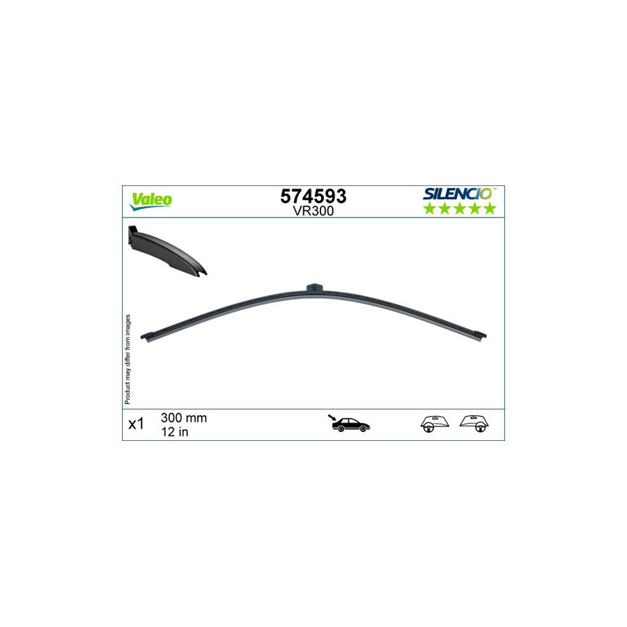 Valeo 574593 Wiper Blade | ML Performance UK Car Parts