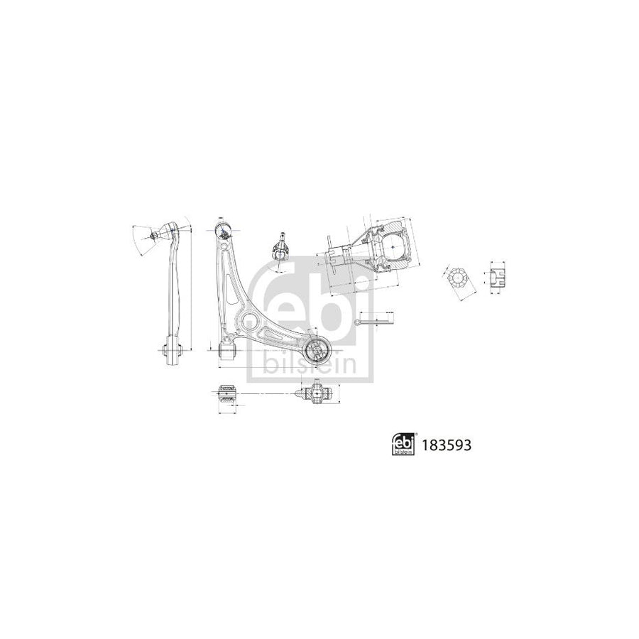 Febi Bilstein 183593 Suspension arm
