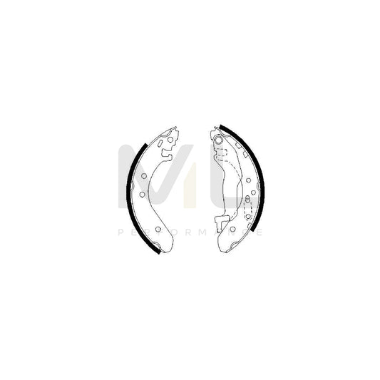 BOSCH 0 986 487 364 Brake Shoe Set | ML Performance Car Parts