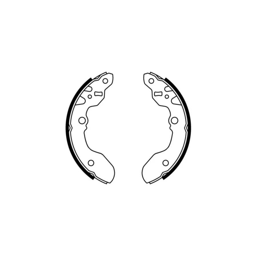 ABE C08015ABE Brake Shoe Set