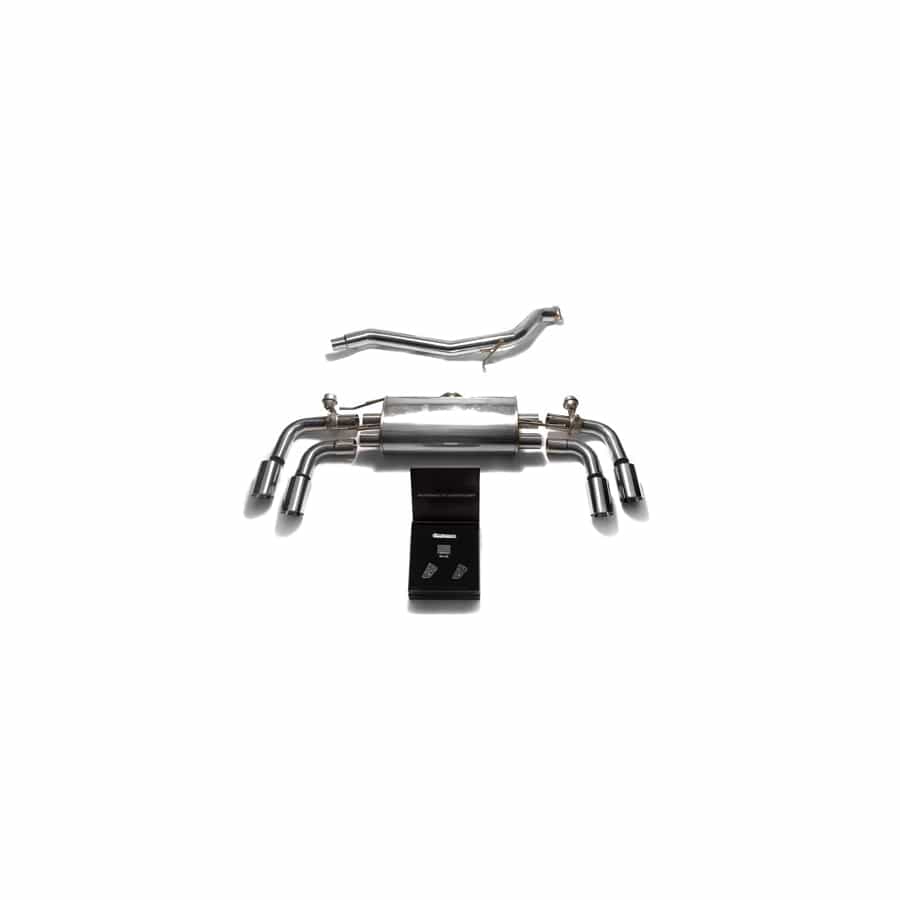 Armytrix AU8JS-QS11C Valvetronic Exhaust System Audi TT | TTS Quattro MK2 8J 2007-2014 with  Quad Chrome 3.5" | ML Performance UK UK Car Parts