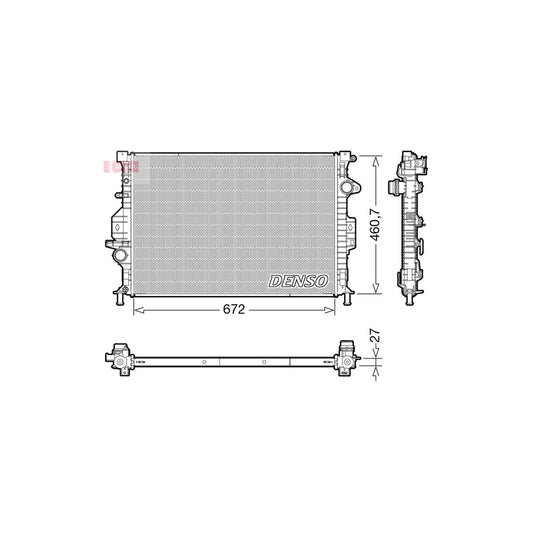 Denso DRM10115 Drm10115 Engine Radiator For Ford Kuga Mk2 (Dm2) | ML Performance UK