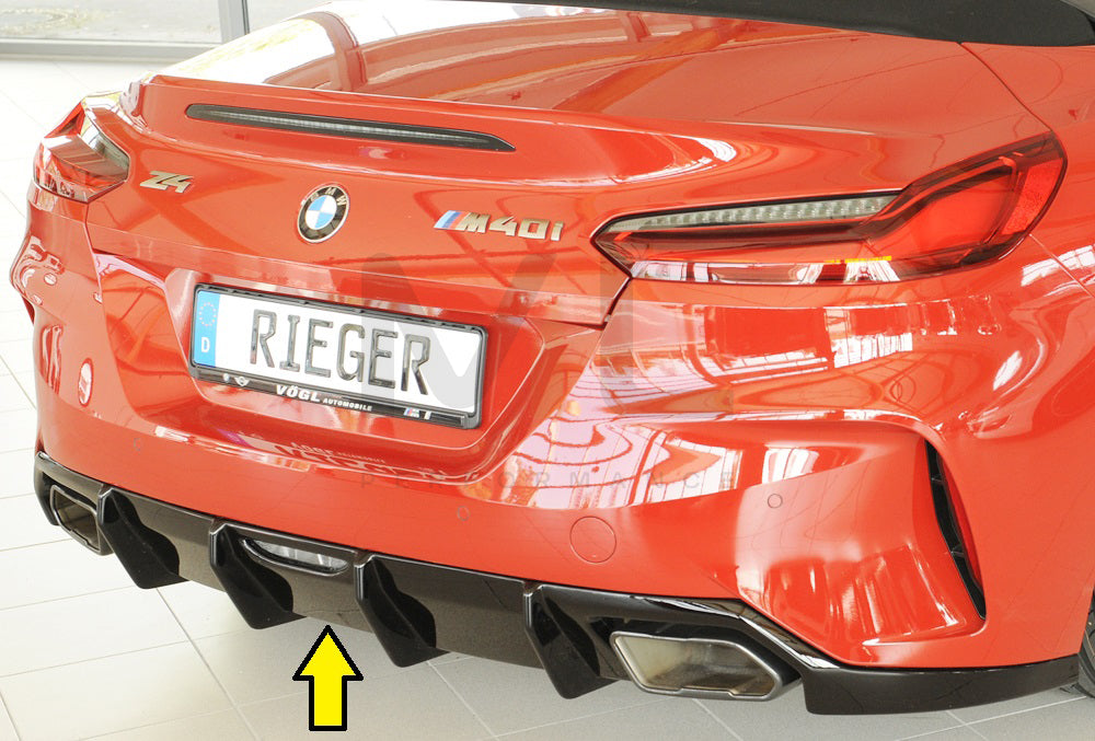 Rieger 00088215 BMW Z4 G4Z/G29 Rear Diffuser 1 | ML Performance UK Car Parts