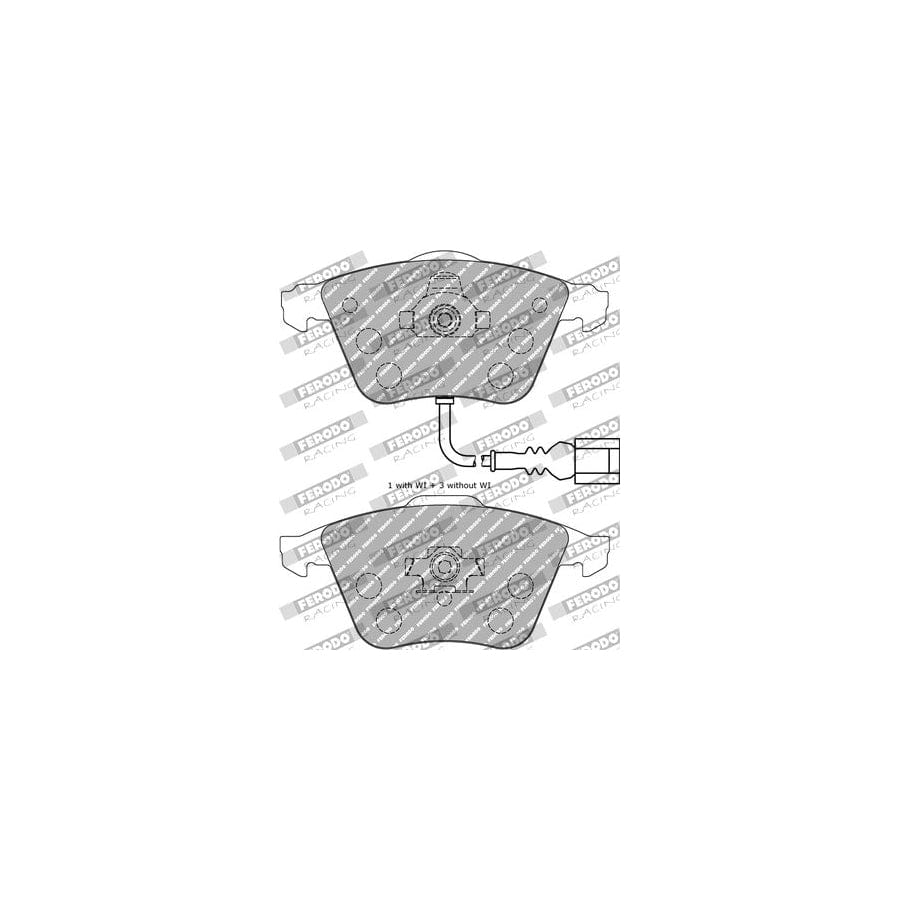 Ferodo Racing FDS1765 Brake Pad Set