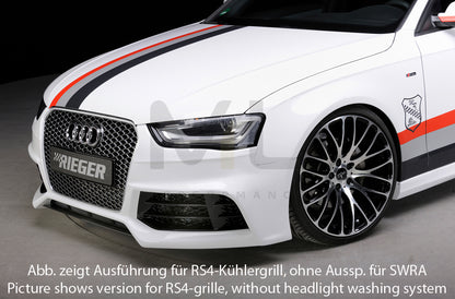 Rieger 00055540 Audi B8 B81 Front Bumper (A4 & S4) 3 | ML Performance UK Car Parts