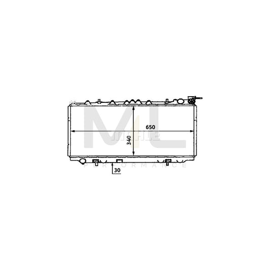 MAHLE ORIGINAL CR 435 000S Engine radiator for NISSAN PRIMERA Brazed cooling fins, Manual Transmission | ML Performance Car Parts