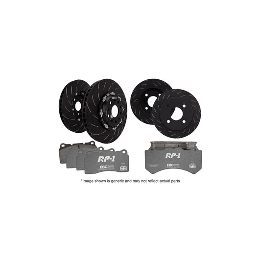 EBC P2DK029RP1 Audi Seat Skoda VW Full Vehicle Kit RP1 Full Race Pads & 2-Piece Fully-Floating Discs - ATE Caliper 1 | ML Performance UK Car Parts