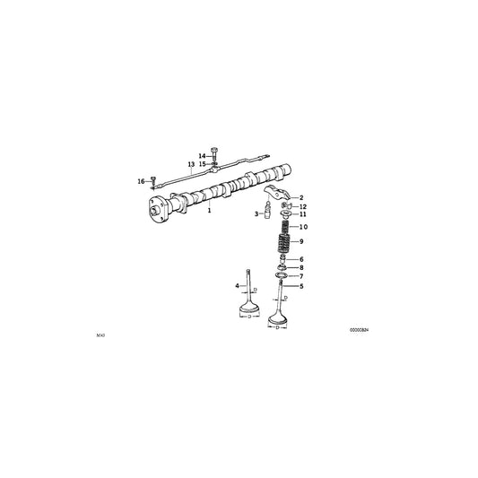 Genuine BMW 11331747592 E46 E36 E38 Roller Drag Lever (Inc. 750iLP, 318Ci & Z3 1.9) | ML Performance UK Car Parts