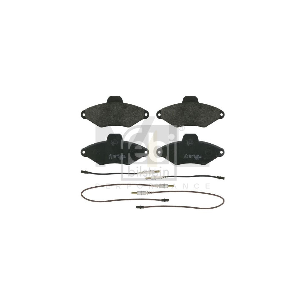 Febi Bilstein 16413 Brake Pad Set For Citroën Xantia Front Axle, Incl. Wear Warning Contact | ML Performance Car Parts