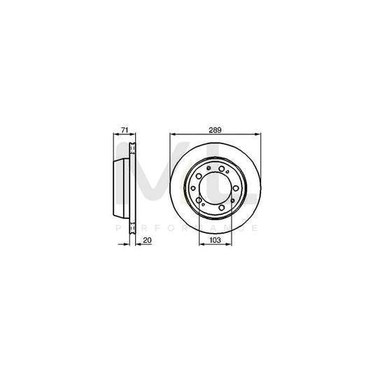 BOSCH 0 986 478 101 Brake Disc Vented, Oiled, Alloyed / High-carbon | ML Performance Car Parts