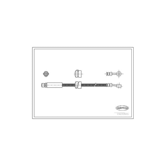 Corteco 19033655 Brake Hose | ML Performance UK