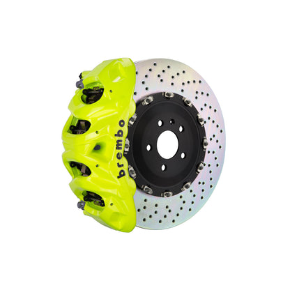 Brembo 1Q1.9605A Ford Lincoln Front GT 8-Pistons Drilled 2-piece Big Brake Kit 412x38mm (Inc. Expedition, F-150, Navigator)