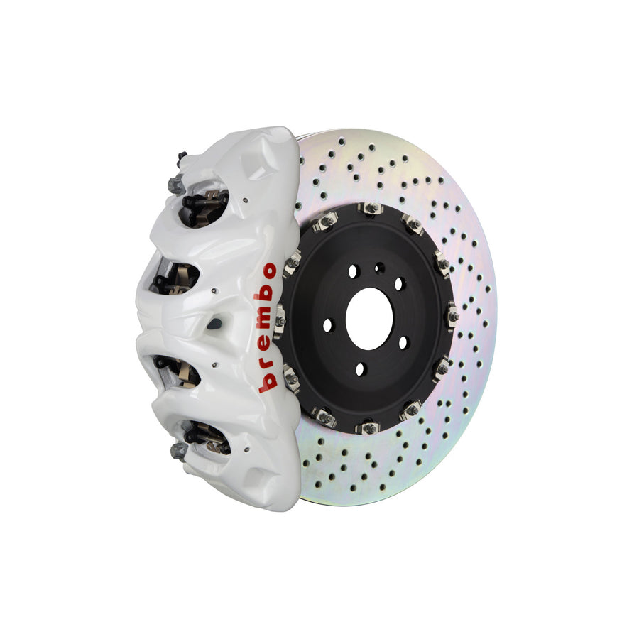 Brembo 1Q1.9605A Ford Lincoln Front GT 8-Pistons Drilled 2-piece Big Brake Kit 412x38mm (Inc. Expedition, F-150, Navigator)