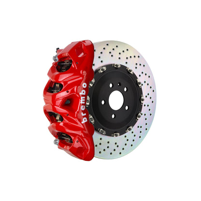 Brembo 1Q1.9605A Ford Lincoln Front GT 8-Pistons Drilled 2-piece Big Brake Kit 412x38mm (Inc. Expedition, F-150, Navigator)
