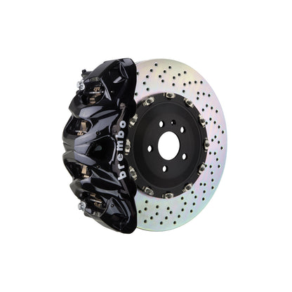 Brembo 1Q1.9612A Lexus Toyota Front GT 8-Pistons Drilled 2-piece Big Brake Kit 412x38mm (Inc. LX570, Land Cruiser)