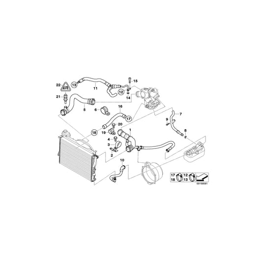 Genuine BMW 11531712953 E38 Bracket (Inc. L7, 750iLP & 750iL) | ML Performance UK Car Parts