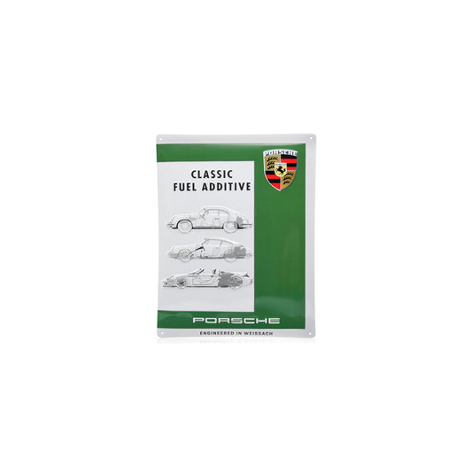 Genuine Porsche Metal Plate – Porsche Classic Fuel Additive | ML Performance UK Car Parts
