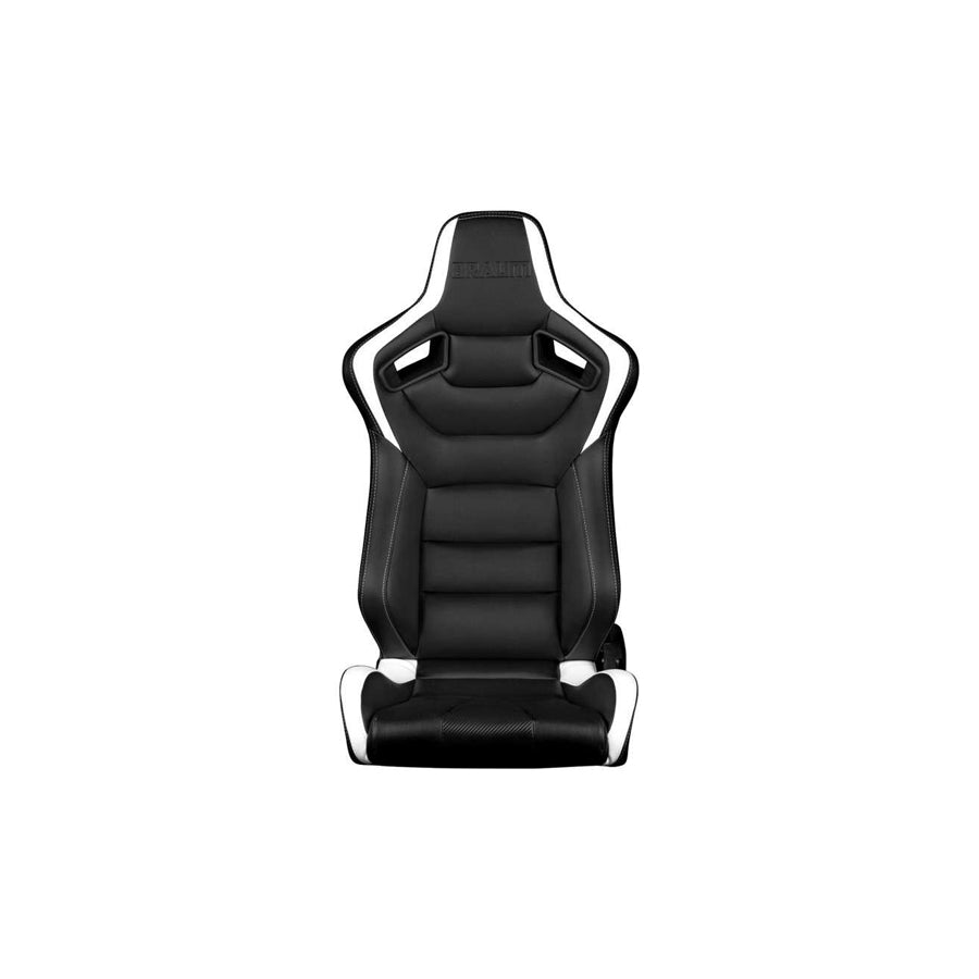 BRAUM Elite Series Racing Seats (Black & White) – Pair