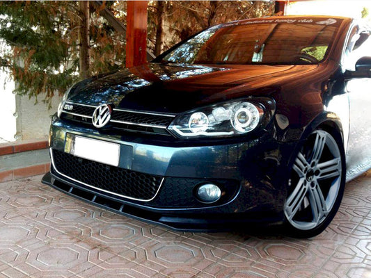 Maxton Design VW-GO-6-FD1T Front Splitter VW Golf Vi | ML Performance UK Car Parts