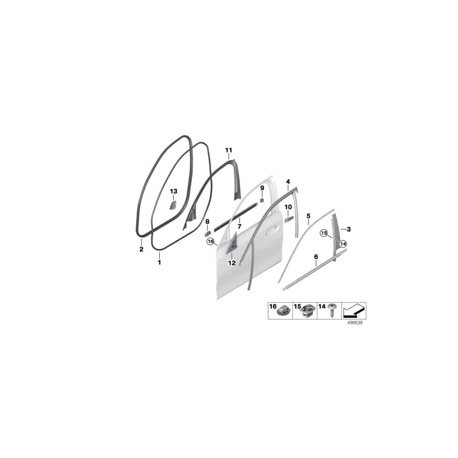 Genuine BMW 51339891451 G20 G21 Grid, Loudspeaker Left (Inc. 330i, 330d & 320i 1.6) | ML Performance UK Car Parts