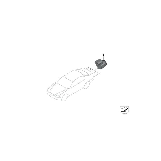 Genuine BMW 66206913937 E46 Ultrasonic Sensor, Laguna Seca Blue (Inc. 320i, 316Ci & M3 CSL) | ML Performance UK Car Parts