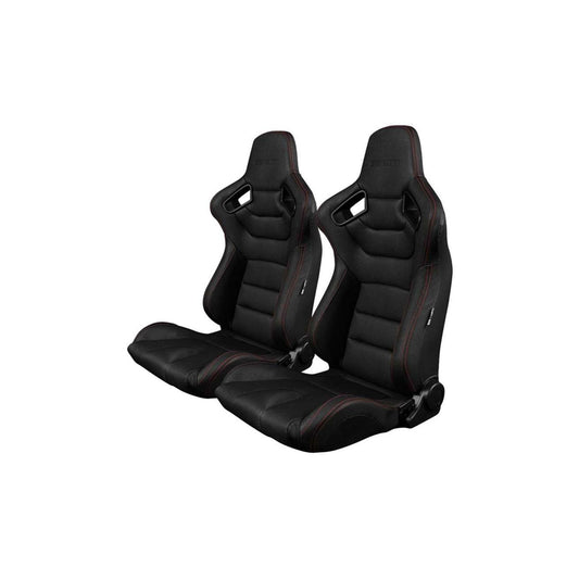 BRAUM Elite Series Racing Seats (Red Stitching) – Pair | ML Performance UK Car Parts