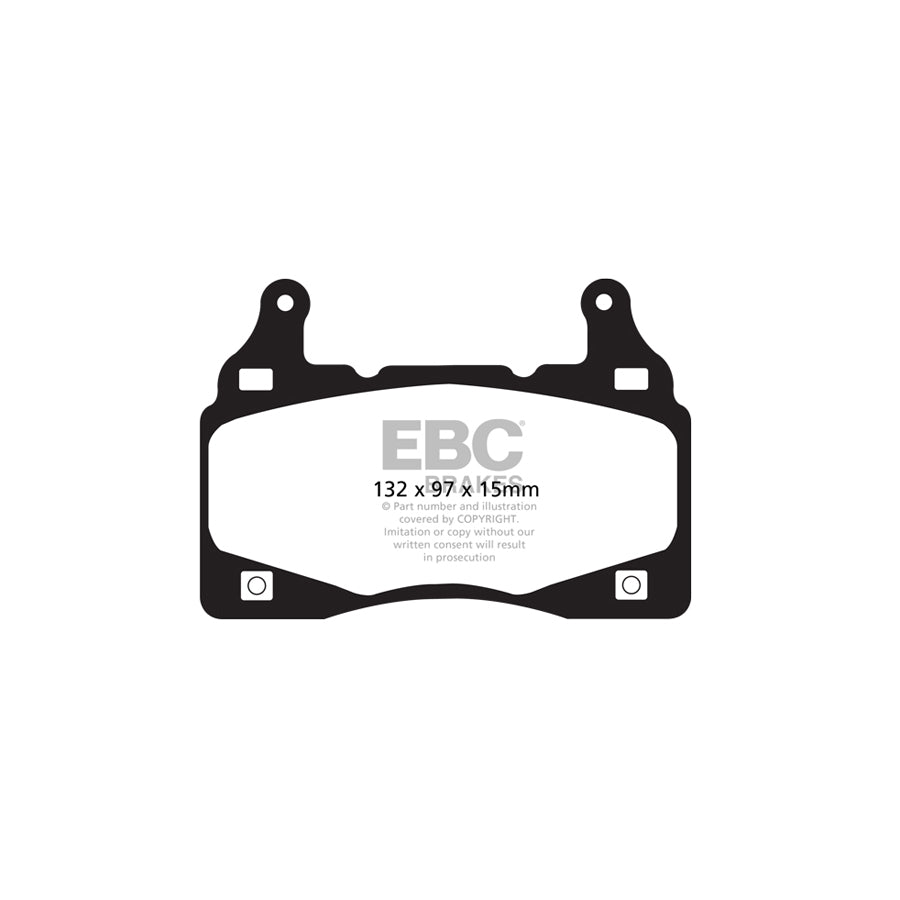 EBC DP31895C Chevrolet Holden Holden Hsv Redstuff Front Brake Pads - Brembo Caliper 2 | ML Performance UK Car Parts