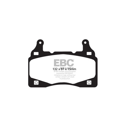 EBC DP31895C Chevrolet Holden Holden Hsv Redstuff Front Brake Pads - Brembo Caliper 2 | ML Performance UK Car Parts